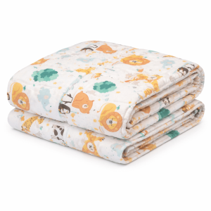 Βρεφικό πάπλωμα κούνιας διάστασης 110x140cm. Κατασκευασμένο με ύφασμα από 100% βαμβάκι.