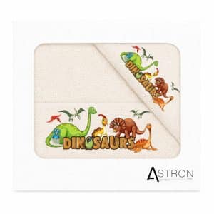 Σετ παιδικές πετσέτες 2 τεμαχίων σε κουτί 100% βαμβάκι, βάρους 500gr/m2. Το σετ περιλαμβάνει μια πετσέτα χεριών και μια πετσέτα μπάνιου.