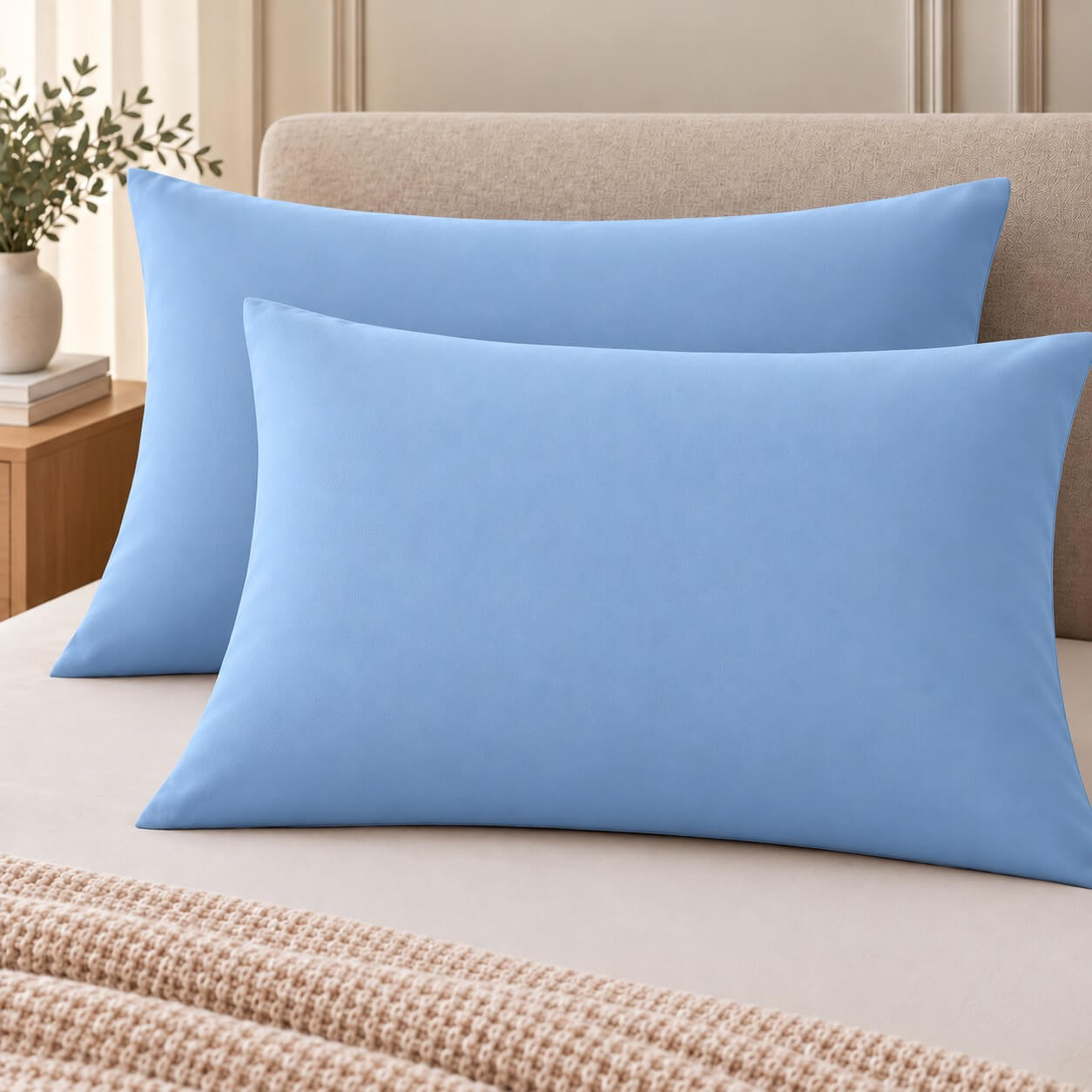 BLUE-ΜΑΞΙΛΑΡΟΘΗΚΕΣ Μαξιλαροθήκες 2 τεμ (52x72) ζεύγος.