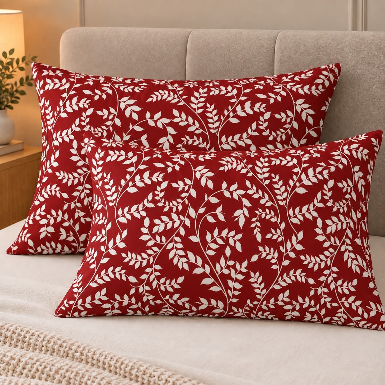 ΙRIDA RED-ΜΑΞΙΛΑΡΟΘΗΚΕΣ Μαξιλαροθήκες 2 τεμ (52x72) ζεύγος.
